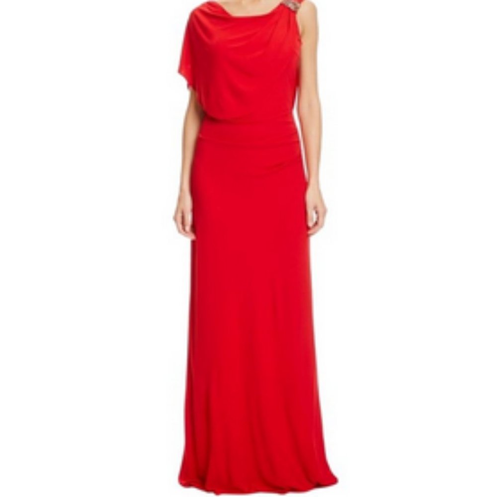 Badgley Mischka Evening Gown Dress 6 Small 42